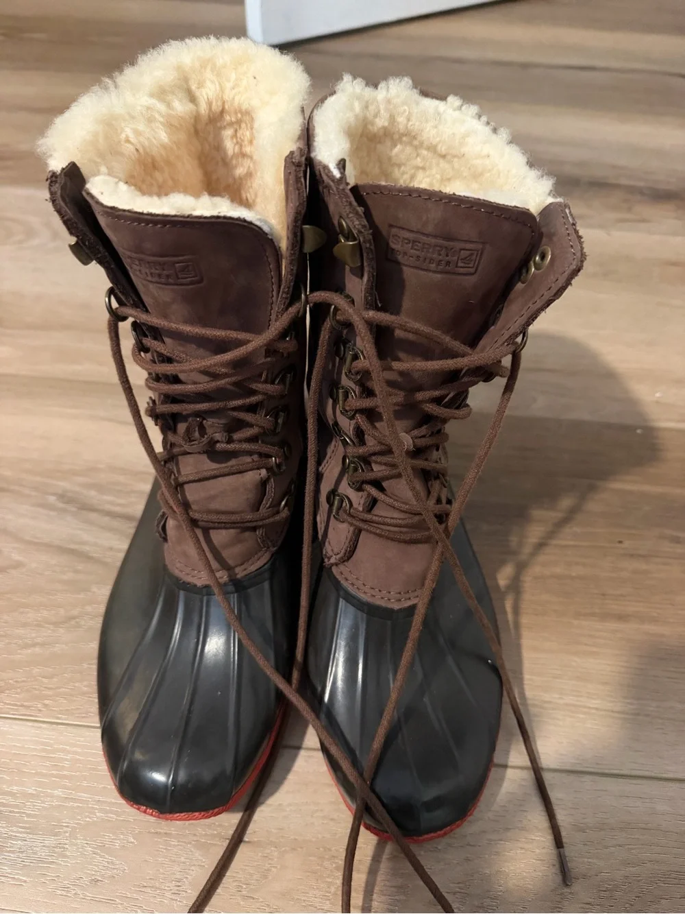 Sperry winter duck boots women’s size 8